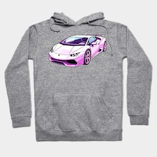 Pink lamborghini huracan Hoodie